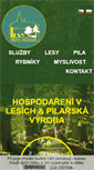 Mobile Screenshot of lesynachod.cz