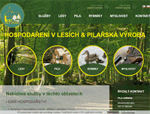 Tablet Screenshot of lesynachod.cz